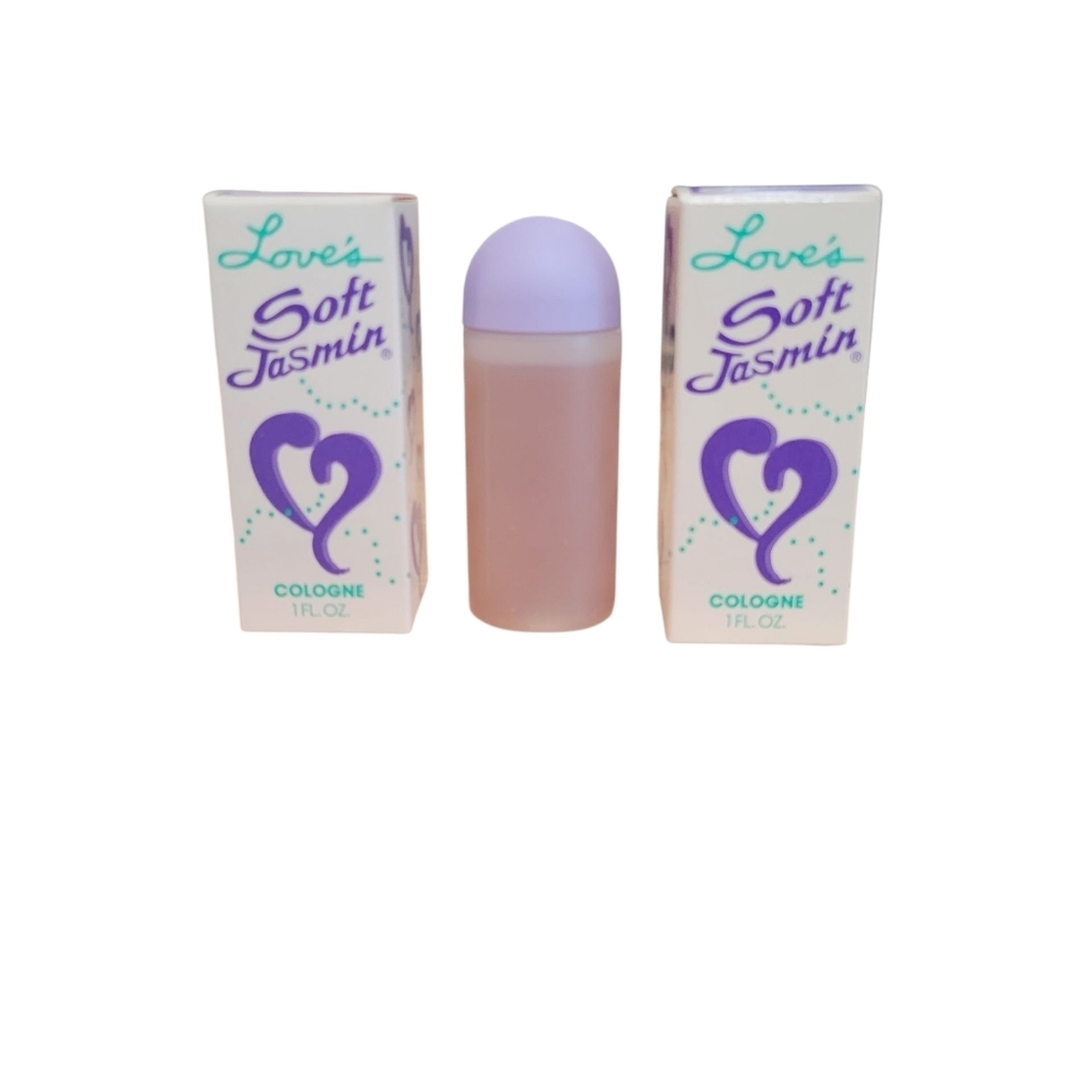 MEM Love Soft Jasmin Cologne 1 oz x 2  New Boxed Vintage